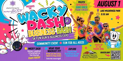 Wacky Dash and Business Bash presented by Physical Therapy for everyBODY!