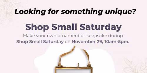 Shop Small Saturday - In-Store Activity