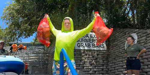 Guadalupe river cleanup. 