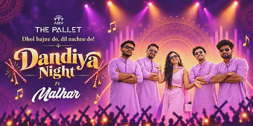 Malhar Live Dandiya Night at The Pallet BY ABV