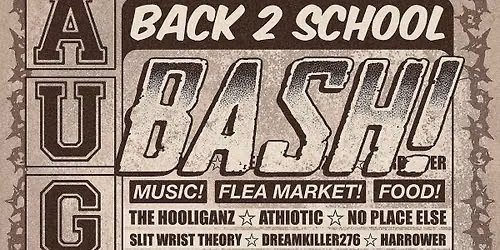Mosh4All Back2SchoolBash Hardcore FleaMarket #2