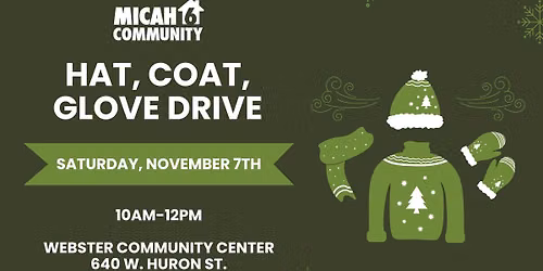 Hat, Coat, Glove Give Away