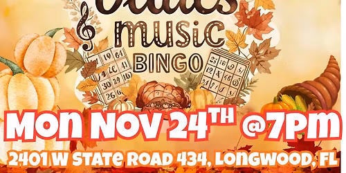 Oldies Music Bingo @ Hurricane Grill & Wings Longwood