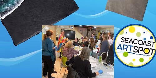 Resin Art Workshop: Slate Charcuterie Board! $75