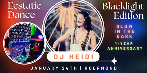 Ecstatic Dance | Special Anniversary Blacklight Edition with DJ Heidi