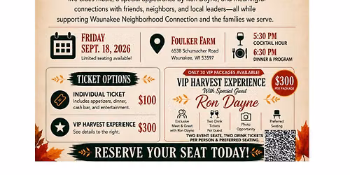 Harvesting Hope - a Community Fundraiser