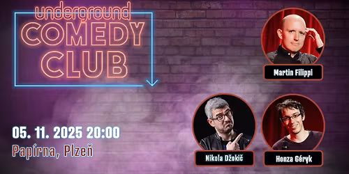 Underground COMEDY CLUB v Plzni | Stand-up show