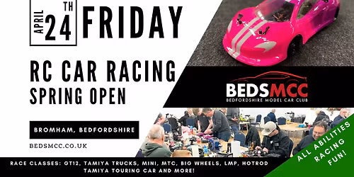 Radio Controlled Car Racing Friday Evening - Exciting Action For All Abilities - Spring Open
