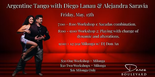 Argentine Tango with Diego Lanau & Alejandra Saravia