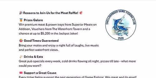 Friday Night Meat Raffle