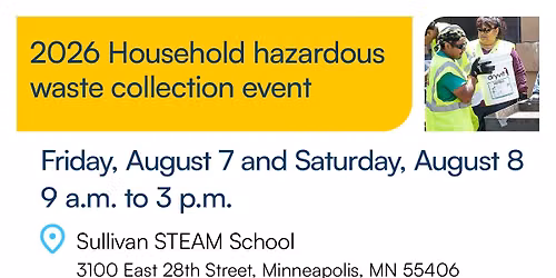 Household Hazardous Waste Collection Event: Minneapolis