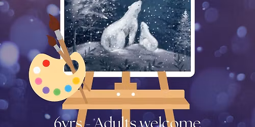 Canvas and Cocoa night for kids and adults! 