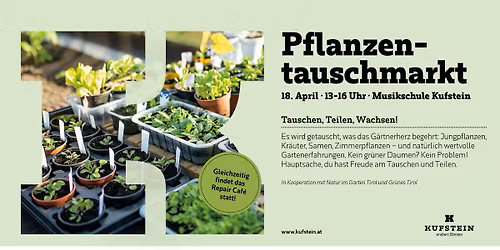 Pflanzentauschmarkt & Repair Caf\u00e9