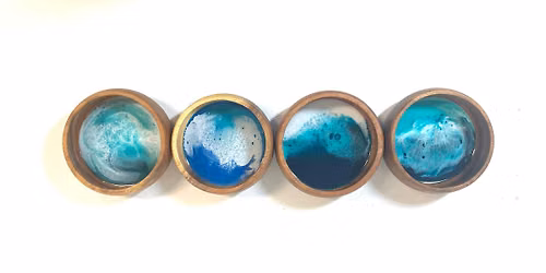 Ocean Resin Bowls - Pearl City