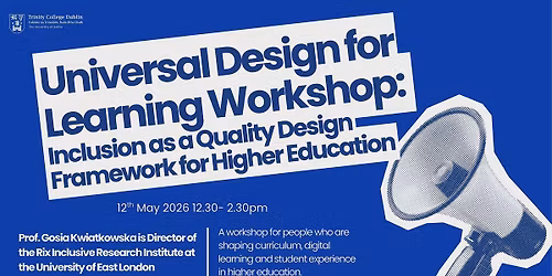 UDL: Inclusion as a Quality Design Framework for Higher Education