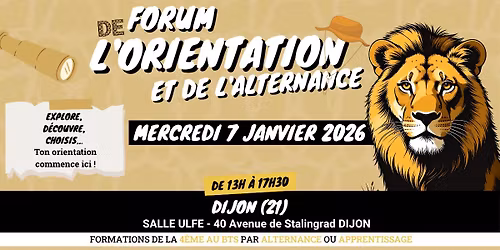 Forum de l'orientation et de l'alternance