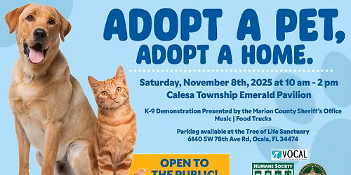 Adopt A Pet, Adopt A Home!