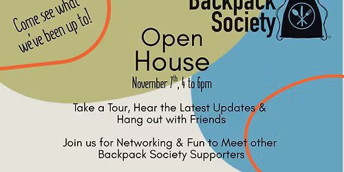 Backpack Society Fall Open House
