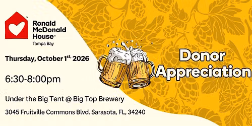 Hops & Hearts: Ronald McDonald House @ Big Top