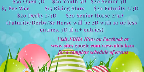 NBHA KS01 2026 Points Race 2 & Easter Egg Hunt!