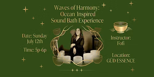 Waves of Harmony: Ocean-Inspired Sound Bath Experience