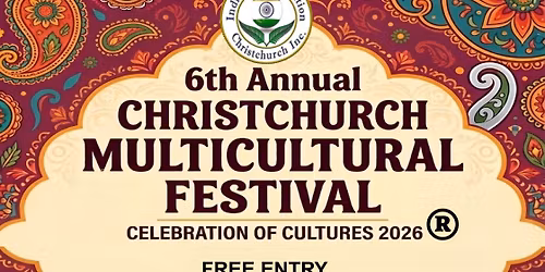 Christchurch Multicultural Festival - Celebration of Cultures (Free Entry)