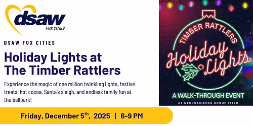 DSAW-Fox Cities Holiday Lights at Fox Cities Stadium