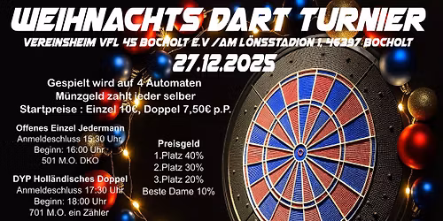Weihnachts Dart Turnier