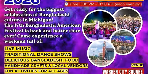 17th Bangladeshi American Festival 2026