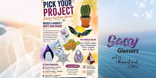 Pick your Own Stained Glass with Sassy Glassers