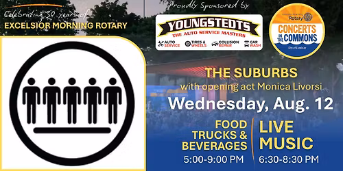 Excelsior Morning Rotary\u2019s CONCERTS IN THE COMMONS \u2013 The Suburbs
