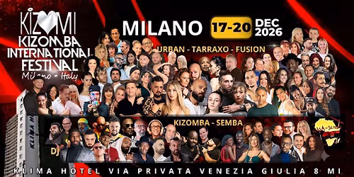 KIZMI 2026 - Kizomba Milano International Festival Official Event