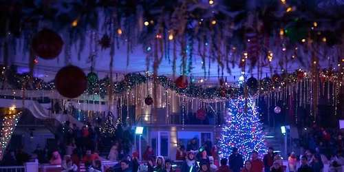 Neon-Party auf der Eisbahn