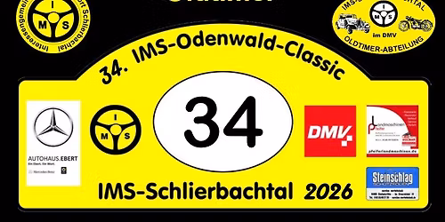 34. IMS-Odenwald-Classic f\u00fcr Oldtimer bis Bj. 1996