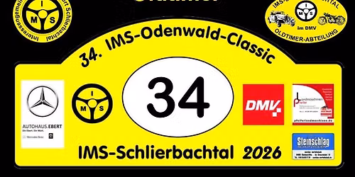 34. IMS-Odenwald-Classic f\u00fcr Oldtimer bis Bj. 1996