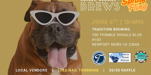 Boxers, Buddies & Brews Spring Fling