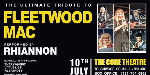 Rhiannon - The Ultimate Tribute to Fleetwood Mac at The Core Theatre, Solihull
