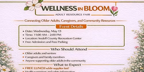 Wellness in Bloom - Adult Resource Fair