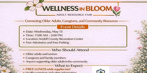 Wellness in Bloom - Adult Resource Fair