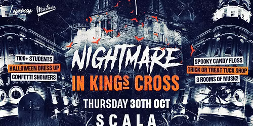 HALLOWEEN NIGHTMARE \u2620\ufe0f In Kings Cross @ Scala