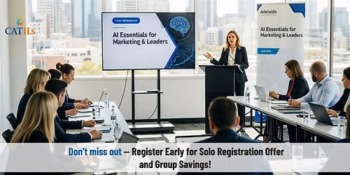 AI Essentials for Marketing & Leaders: 1-Day Workshop in Adelaide
