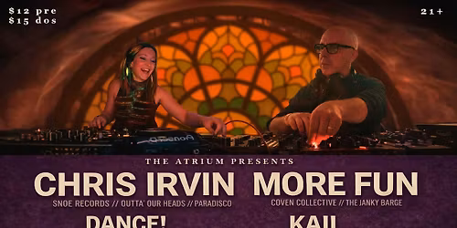 Chris Irvin & More Fun @ The Atrium
