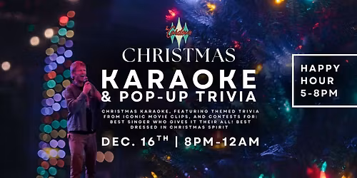 Christmas Karaoke & Pop-Up Trivia!