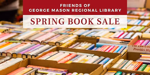 George Mason Friends Spring Book Sale