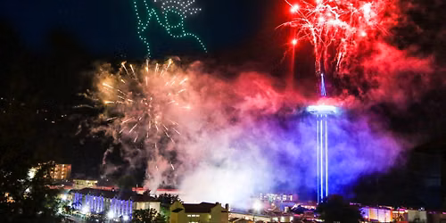 Gatlinburg 4th of July Drone Show and Fireworks Finale