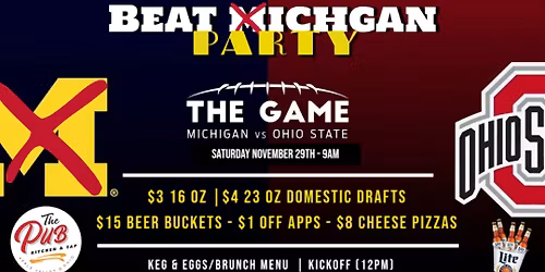 OSU vs. TTUN Watch Party and Brunch Buffet