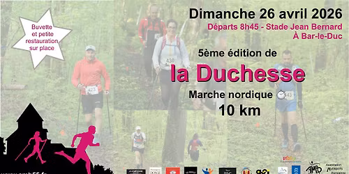 5\u00e8me Duchesse - Marche nordique chronom\u00e9tr\u00e9e