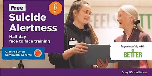Suicide Alertness Training -Carlisle - 20th October