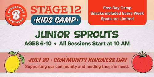 Kids Camp - Junior Sprouts: Community Kindness Day