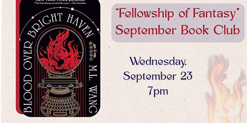 "Fellowship of Fantasy" September Book Club